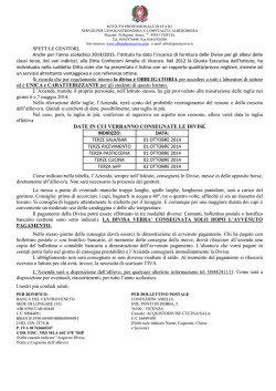 Classi terze - alberghiero cervia