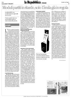 Moduli partiti in ritardo, solo 15mila già in regola