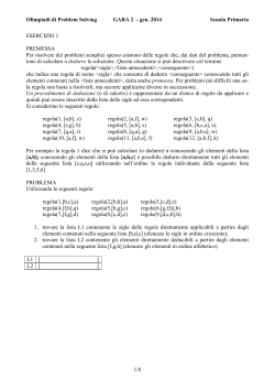 Olimpiadi di Problem Solving GARA 2