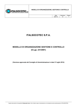 ITALSOCOTEC S.P.A.