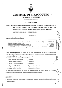 verbale di gara n.9 del 19.08.2014