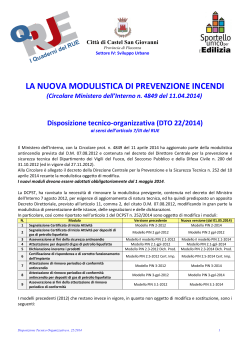 DTO 22-2014 Nuova modulistica prevenzione incendi