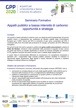 Programma seminari - Liguria Ricerche