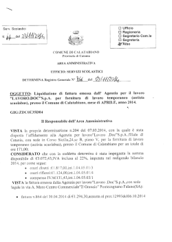 Serv. Scolastici [Il Ufficio
