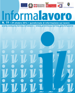 Informalavor - Citt&agrave; di Torino