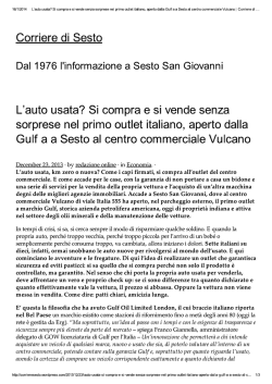 Corriere di sesto – 16 Gennaio 2014