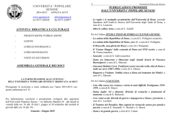 Programma gen-giu 2015 - Università Popolare Senese