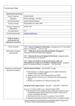 Iannitti - UO Galileo PRS - Gazzetta Amministrativa