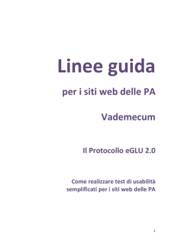 Il Protocollo eGLU 2.0 - Dipartimento Funzione Pubblica