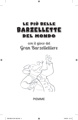 BARZELLETTE - Edizioni Piemme
