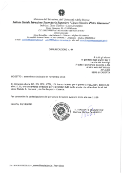 Scarica il pdf - Liceo Giannone Caserta