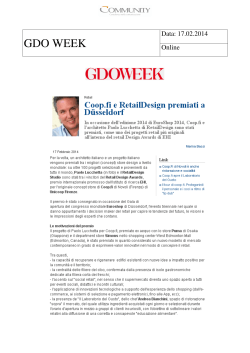 GDO WEEK - Retail Design S.r.l.