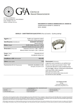 Certificato verifica gioiello diamanti Rev_01 - Gea