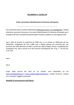 Invito a manifestare interesse