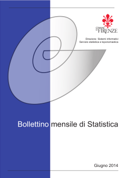 bollettino di statistica - giugno 2014 (File pdf - 3215KB)