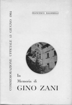 In memoria di Gino Zani