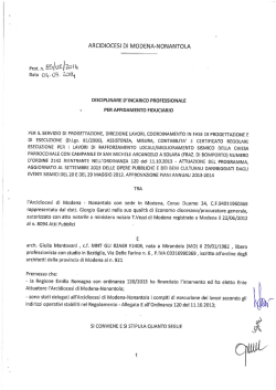 Disciplinare incarico arch Mantovani intervento n 2142