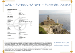 WAIL - PU-037, ITA-245 – Punta del Diavolo