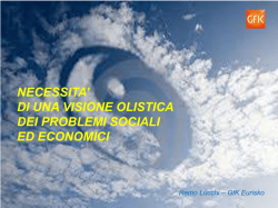 Dimensione, visione, coesione: condizioni irrinunciabili