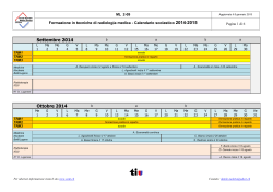 TRM - Calendario scolastico 2014-2015