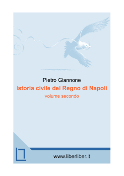 Istoria civile del Regno di Napoli (Volume secondo)