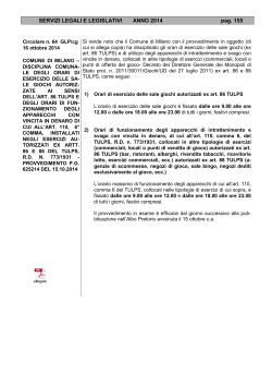 Circ64 / 16 ottobre 2014 - Unione del Commercio di Milano