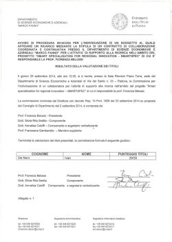 Download Esito valutazione