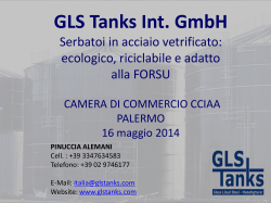Diapositiva 1 - GLS Tanks International GmbH