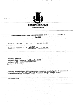 Determina n.697-2014-Impegno spesa per