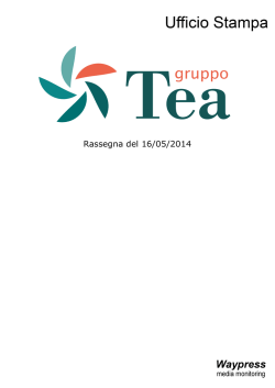 Rassegna del 16/05/2014