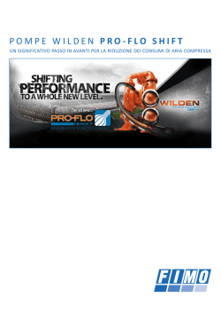 POMPE WILDEN PRO-FLO SHIFT