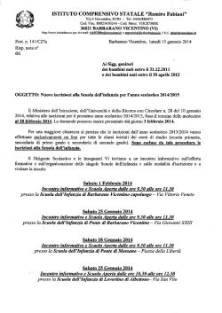 ISTITUTO COMPRENSIVO STATALE &ldquo;Ramiro Fabiani&rdquo;