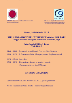 Il GAA 2014 BARI