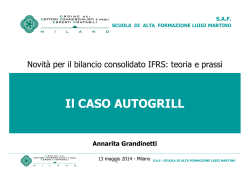 Il caso Autogrill a cura di Annarita Grandinetti