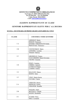 rappresentanti classi-i sezioni as 2013-2014