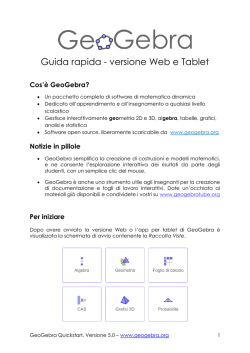 guida rapida ggb web