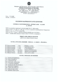 Elezioni rappresentanti genitori - Istituto Comprensivo di Sermide