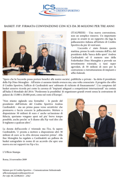 Download allegato - Istituto per il Credito Sportivo