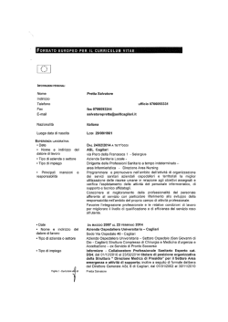 Pretta Salvatore - ASL 8 Cagliari