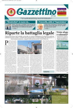 Gazzettino 29-01-2011