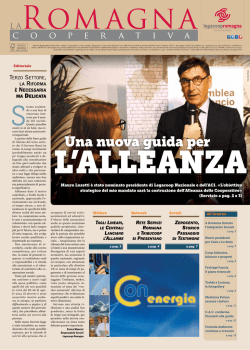 Il numero di giugno 2014 della Romagna Cooperativa