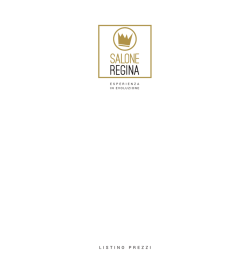 Listino Prezzi - Salone Regina – Parrucchieri Piacenza