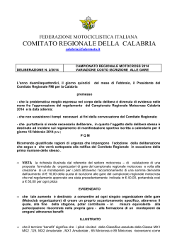2014delibera - FMI Calabria