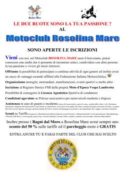 scarica il volantino - Motoclub Rosolina Mare