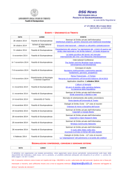 DsgNews nr. 17/2014_28 ottobre 2014