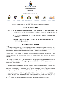AVVISO PUBBLICO