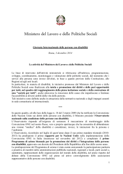 Ministero del Lavoro e delle Politiche Sociali