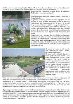 Intervista a Pino Taglialatela e programma giornata