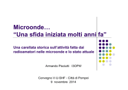 I3OPW Armando Pisciutti "Realizzanioni ed
