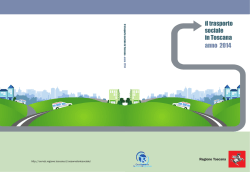 Il trasporto sociale in Toscana - Regione Toscana